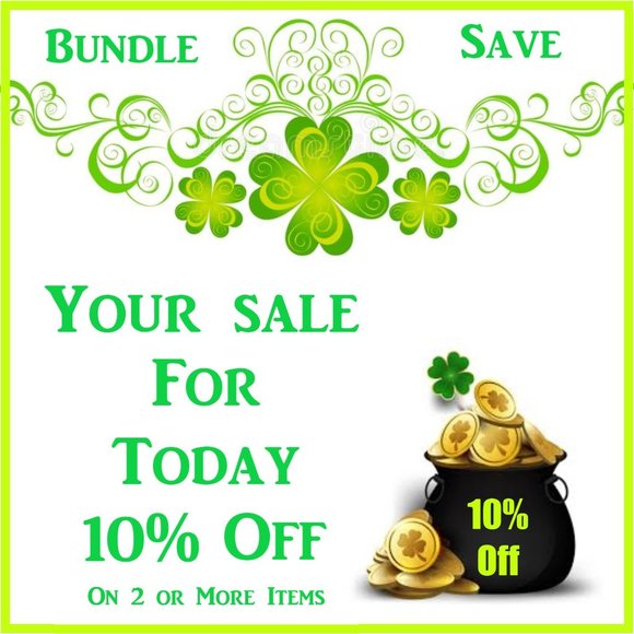 10% Off A bundle of two or more items !!